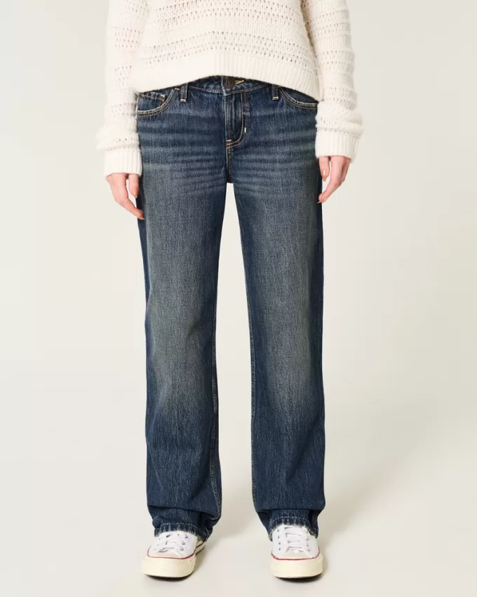 Low-Rise Dark Wash Loose Jeans,Low-Rise Dark Wash Loose Jeans Low-Rise Dark Wash Loose Jeans,Low-Rise Dark Wash Loose Jeans