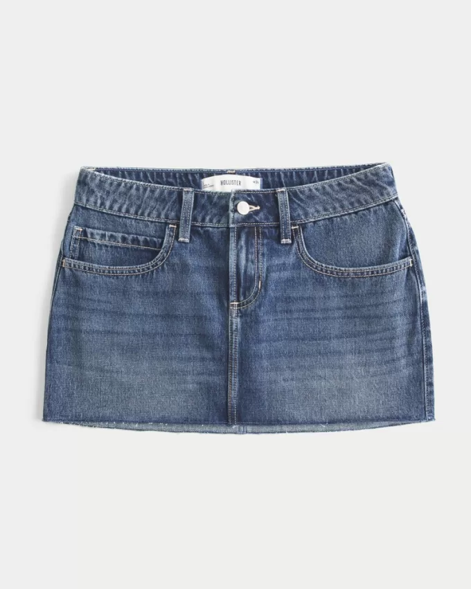 Low-Rise Denim Mini Skort,Low-Rise Denim Mini Skort Low-Rise Denim Mini Skort,Low-Rise Denim Mini Skort