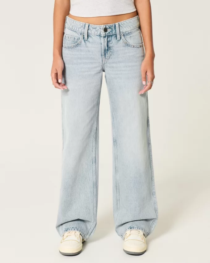 Low-Rise Light Wash Studded Baggy Jeans,Low-Rise Light Wash Studded Baggy Jeans Low-Rise Light Wash Studded Baggy Jeans,Low-Rise Light Wash Studded Baggy Jeans
