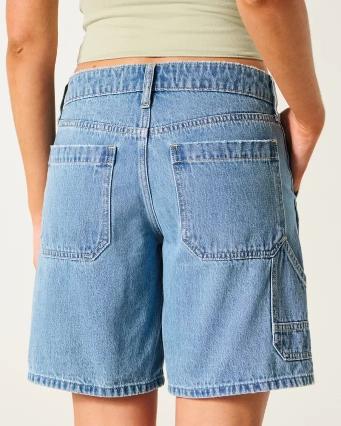 Low-Rise Medium Wash Baggy Carpenter Jort,Low-Rise Medium Wash Baggy Carpenter Jort Low-Rise Medium Wash Baggy Carpenter Jort,Low-Rise Medium Wash Baggy Carpenter Jort