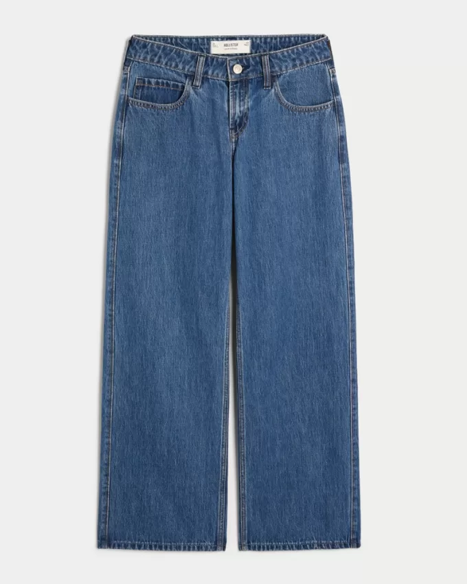 Low-Rise Medium Wash Baggy Jeans,Low-Rise Medium Wash Baggy Jeans Low-Rise Medium Wash Baggy Jeans,Low-Rise Medium Wash Baggy Jeans