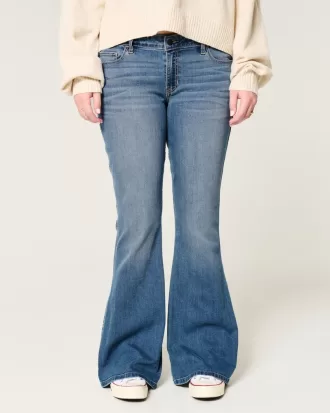 Low-Rise Medium Wash Flare Jeans,Low-Rise Medium Wash Flare Jeans Low-Rise Medium Wash Flare Jeans,Low-Rise Medium Wash Flare Jeans
