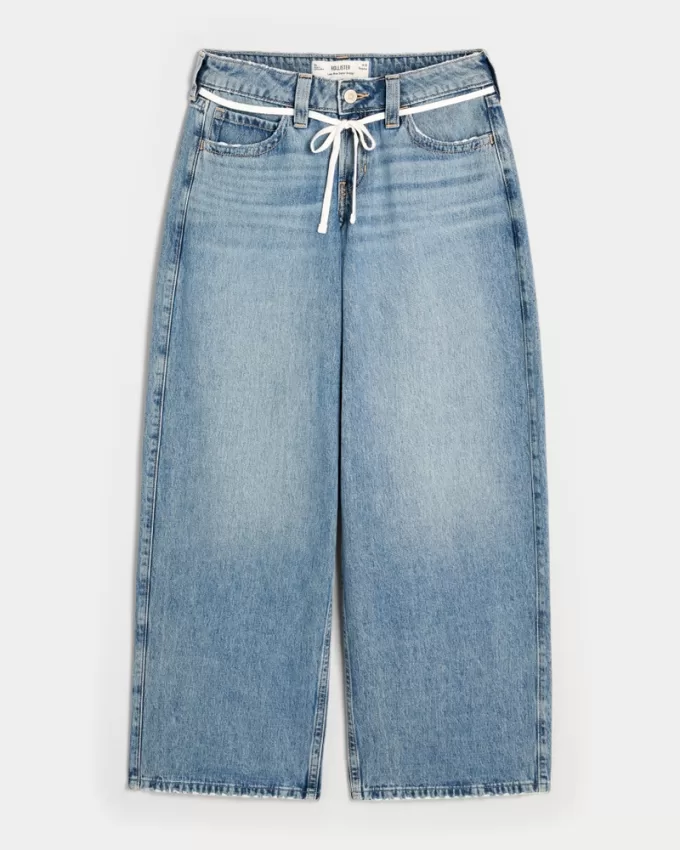 Low-Rise Medium Wash Shoelace Super Baggy Jeans,Low-Rise Medium Wash Shoelace Super Baggy Jeans Low-Rise Medium Wash Shoelace Super Baggy Jeans,Low-Rise Medium Wash Shoelace Super Baggy Jeans