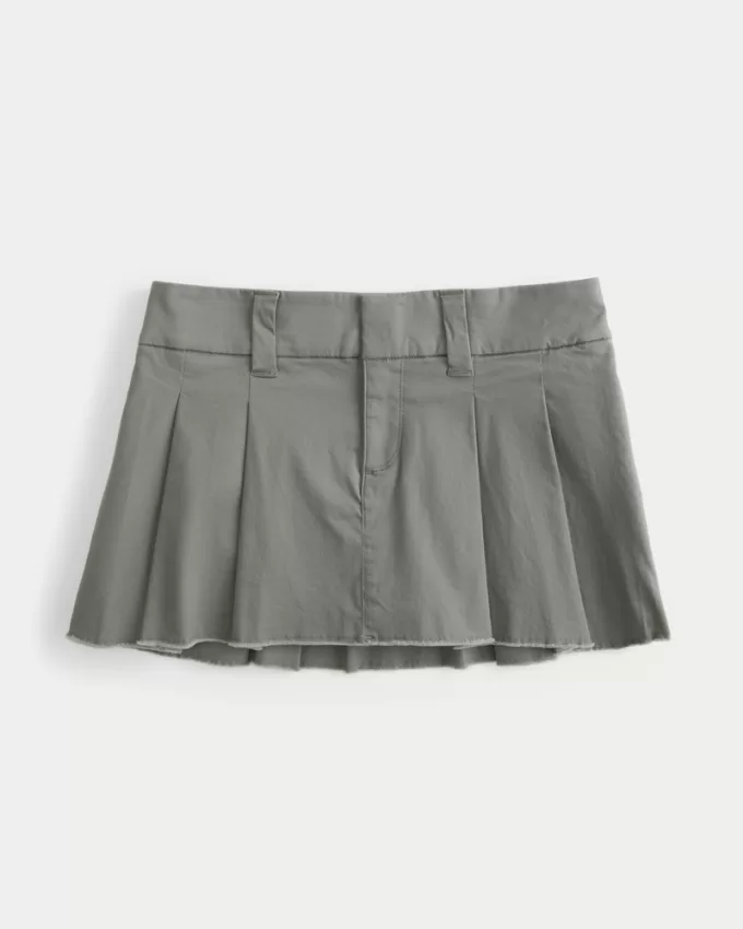 Low-Rise Pleated Poplin Mini Skort,Low-Rise Pleated Poplin Mini Skort Low-Rise Pleated Poplin Mini Skort,Low-Rise Pleated Poplin Mini Skort
