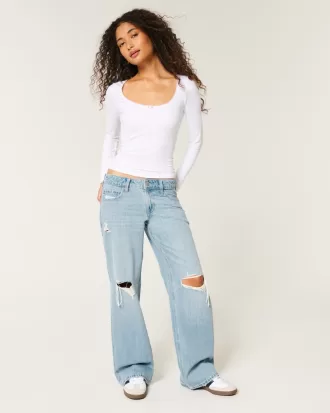 Low-Rise Ripped Light Wash Baggy Jeans,Low-Rise Ripped Light Wash Baggy Jeans Low-Rise Ripped Light Wash Baggy Jeans,Low-Rise Ripped Light Wash Baggy Jeans
