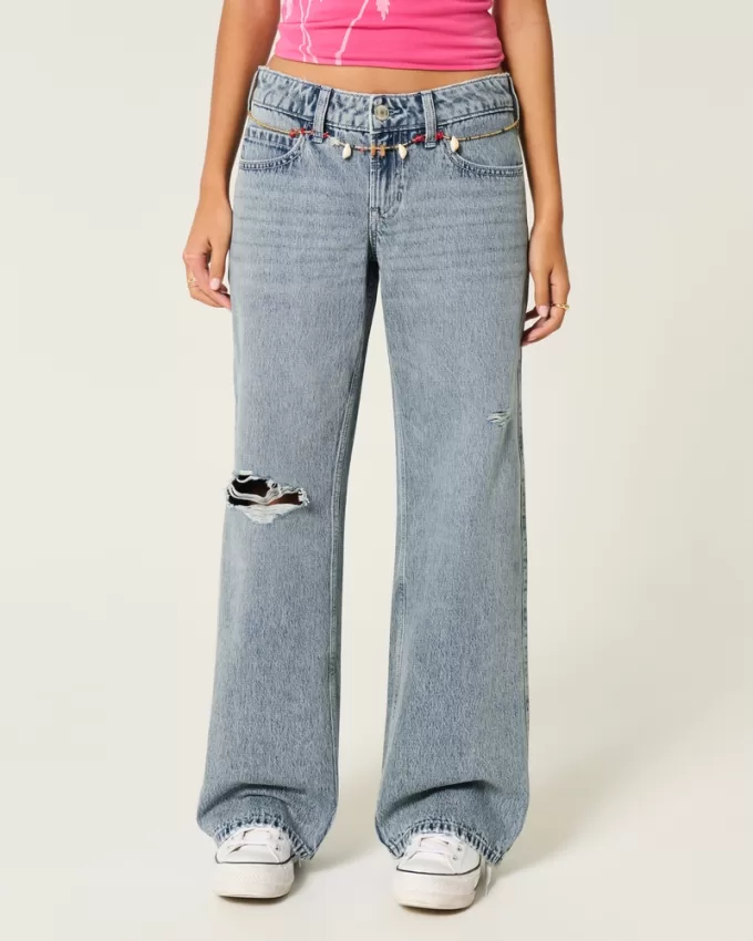 Low-Rise Ripped Light Wash Baggy Jeans,Low-Rise Ripped Light Wash Baggy Jeans Low-Rise Ripped Light Wash Baggy Jeans,Low-Rise Ripped Light Wash Baggy Jeans