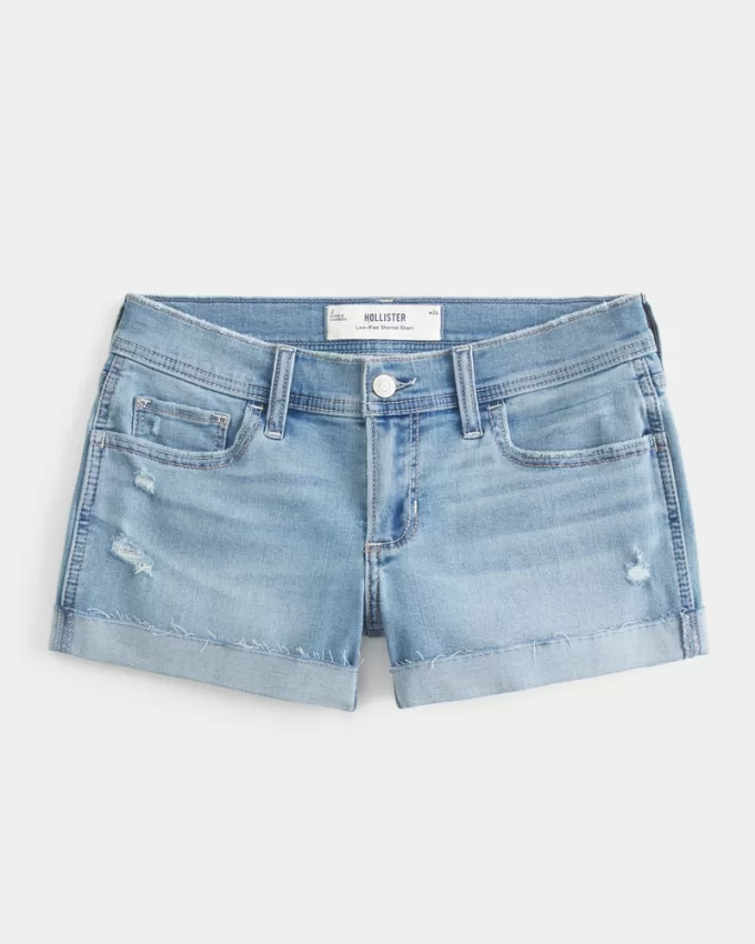 Low-Rise Ripped Light Wash Denim Shortie Shorts,Low-Rise Ripped Light Wash Denim Shortie Shorts Low-Rise Ripped Light Wash Denim Shortie Shorts,Low-Rise Ripped Light Wash Denim Shortie Shorts