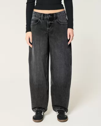 Low-Rise Washed Black Tapered Baggy Jeans,Low-Rise Washed Black Tapered Baggy Jeans Low-Rise Washed Black Tapered Baggy Jeans,Low-Rise Washed Black Tapered Baggy Jeans