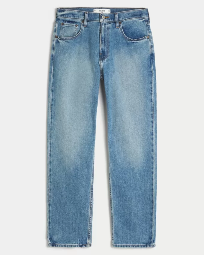 Medium Wash Loose Jeans,Medium Wash Loose Jeans