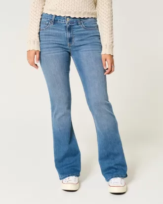 Mid-Rise Medium Wash Boot Jeans,Mid-Rise Medium Wash Boot Jeans Mid-Rise Medium Wash Boot Jeans,Mid-Rise Medium Wash Boot Jeans