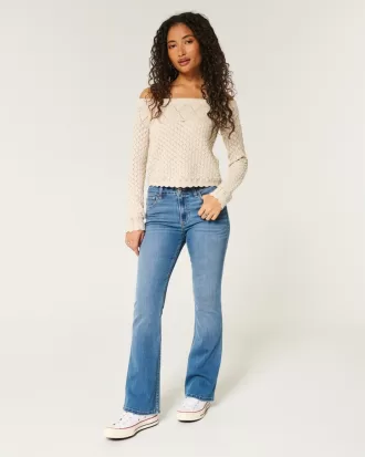 Mid-Rise Medium Wash Boot Jeans,Mid-Rise Medium Wash Boot Jeans Mid-Rise Medium Wash Boot Jeans,Mid-Rise Medium Wash Boot Jeans