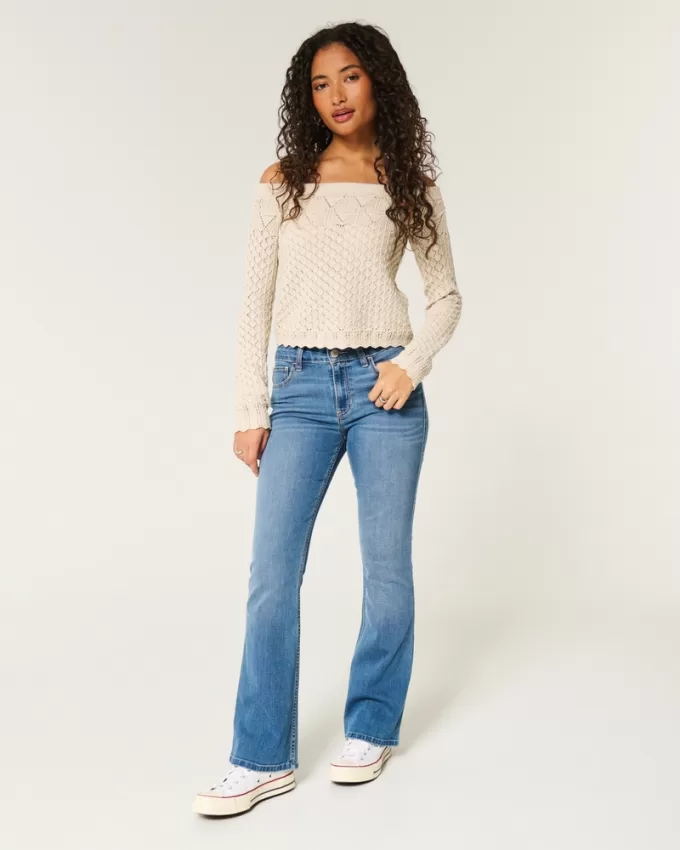 Mid-Rise Medium Wash Boot Jeans,Mid-Rise Medium Wash Boot Jeans Mid-Rise Medium Wash Boot Jeans,Mid-Rise Medium Wash Boot Jeans