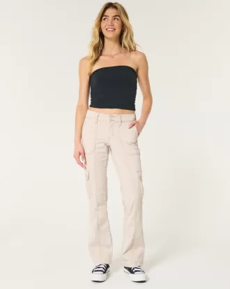 Mid-Rise Relaxed Boot Cargo Pants,Mid-Rise Relaxed Boot Cargo Pants