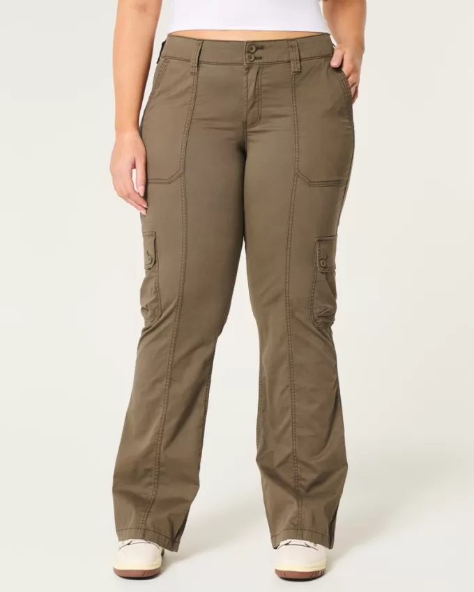 Mid-Rise Relaxed Cargo Boot Pants,Mid-Rise Relaxed Cargo Boot Pants Mid-Rise Relaxed Cargo Boot Pants,Mid-Rise Relaxed Cargo Boot Pants
