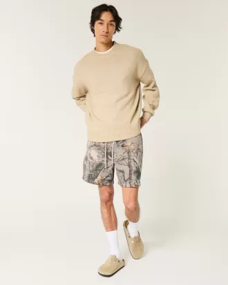 Mid-Thigh Camo Loose Fleece Shorts,Mid-Thigh Camo Loose Fleece Shorts Mid-Thigh Camo Loose Fleece Shorts,Mid-Thigh Camo Loose Fleece Shorts