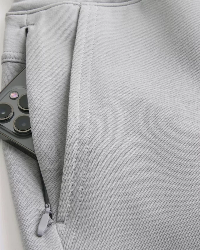 Mid-Thigh Cooling Fleece Shorts,Mid-Thigh Cooling Fleece Shorts