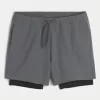Mid-Thigh Hybrid Active Shorts,Mid-Thigh Hybrid Active Shorts