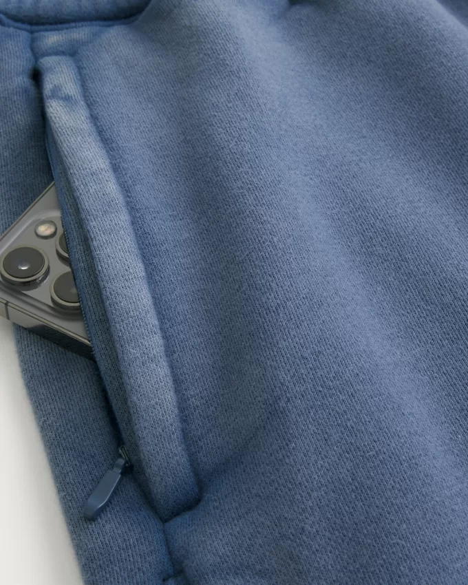 Mid-Thigh Loose Fleece Shorts,Mid-Thigh Loose Fleece Shorts