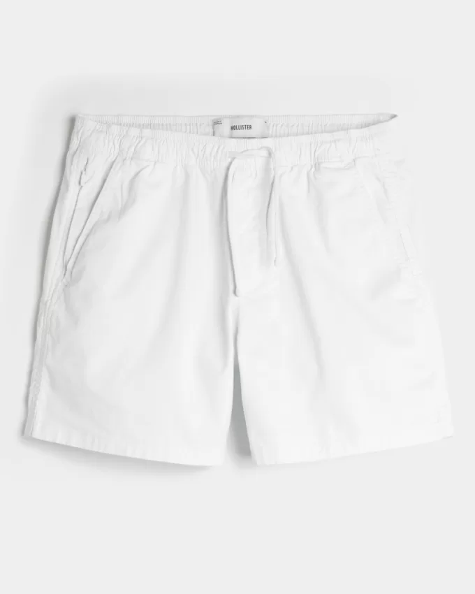 Mid-Thigh Twill Pull-On Shorts,Mid-Thigh Twill Pull-On Shorts Mid-Thigh Twill Pull-On Shorts,Mid-Thigh Twill Pull-On Shorts