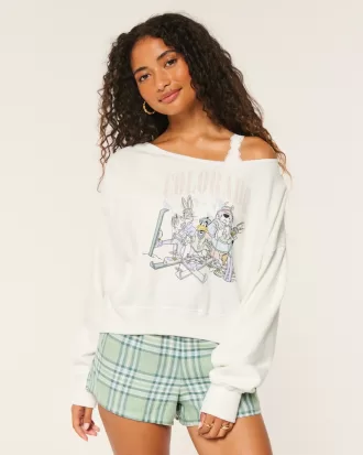 Long-Sleeve Chicago Graphic Notch-Neck Baby Tee,Long-Sleeve Chicago Graphic Notch-Neck Baby Tee Long-Sleeve Chicago Graphic Notch-Neck Baby Tee,Long-Sleeve Chicago Graphic Notch-Neck Baby Tee