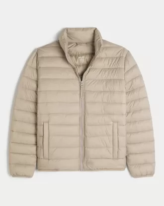 Mock-Neck Puffer Jacket,Mock-Neck Puffer Jacket