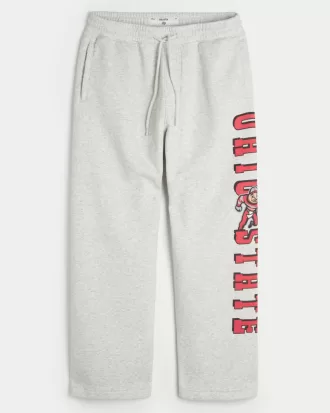 Ohio State University Graphic Baggy Sweatpants,Ohio State University Graphic Baggy Sweatpants