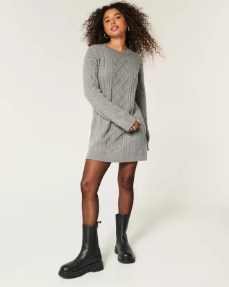 Oversized Cable-Knit Crew Sweater Dress,Oversized Cable-Knit Crew Sweater Dress Oversized Cable-Knit Crew Sweater Dress,Oversized Cable-Knit Crew Sweater Dress