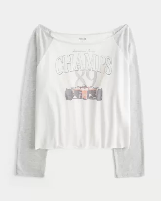 Oversized Long-Sleeve Racing Graphic Tee,Oversized Long-Sleeve Racing Graphic Tee Oversized Long-Sleeve Racing Graphic Tee,Oversized Long-Sleeve Racing Graphic Tee