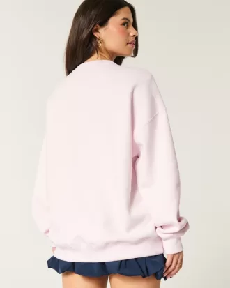 Oversized Number Graphic Crew Sweatshirt,Oversized Number Graphic Crew Sweatshirt Oversized Number Graphic Crew Sweatshirt,Oversized Number Graphic Crew Sweatshirt