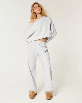 Oversized Off-the-Shoulder Sweatshirt,Oversized Off-the-Shoulder Sweatshirt