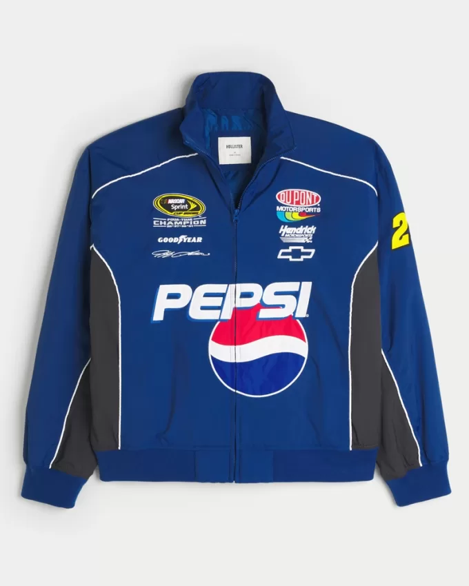 Pepsi NASCAR Graphic Zip-Up Racing Jacket,Pepsi NASCAR Graphic Zip-Up Racing Jacket Pepsi NASCAR Graphic Zip-Up Racing Jacket,Pepsi NASCAR Graphic Zip-Up Racing Jacket