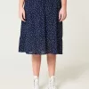 Polka Dot Midi Skirt,Polka Dot Midi Skirt