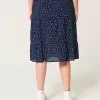 Polka Dot Midi Skirt,Polka Dot Midi Skirt
