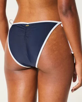 Pop Color Side-Tie Cheeky Bikini Bottom,Pop Color Side-Tie Cheeky Bikini Bottom