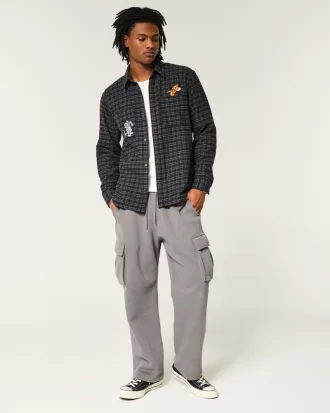 Relaxed Flannel Tom and Jerry Graphic Shirt,Relaxed Flannel Tom and Jerry Graphic Shirt Relaxed Flannel Tom and Jerry Graphic Shirt,Relaxed Flannel Tom and Jerry Graphic Shirt