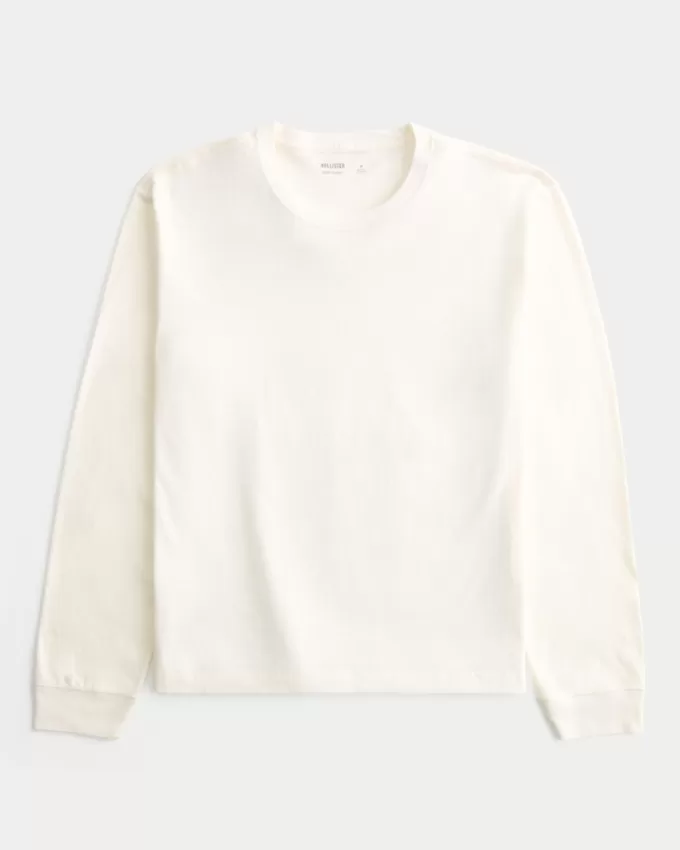 Relaxed Long-Sleeve Crew T-Shirt,Relaxed Long-Sleeve Crew T-Shirt