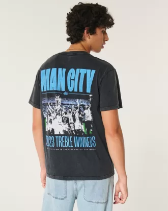 Relaxed Manchester City Graphic Tee,Relaxed Manchester City Graphic Tee Relaxed Manchester City Graphic Tee,Relaxed Manchester City Graphic Tee