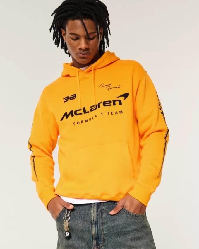 Relaxed McLaren Graphic Hoodie,Relaxed McLaren Graphic Hoodie