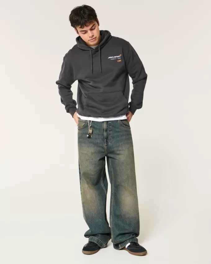 Relaxed McLaren Lando Norris Graphic Hoodie,Relaxed McLaren Lando Norris Graphic Hoodie