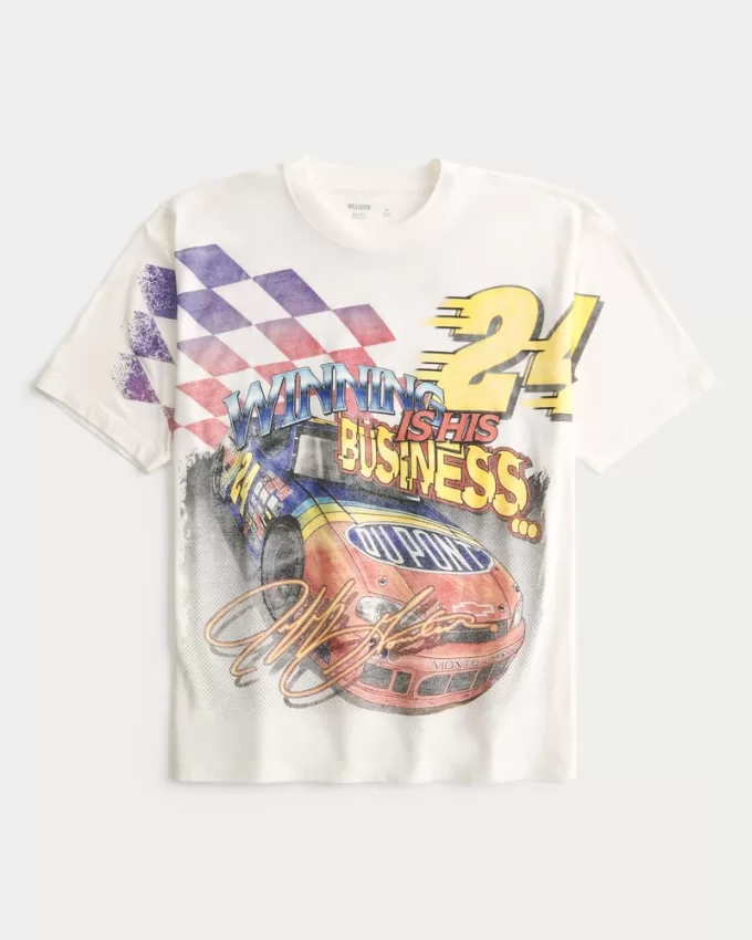 Relaxed NASCAR Jeff Gordon Graphic Tee,Relaxed NASCAR Jeff Gordon Graphic Tee
