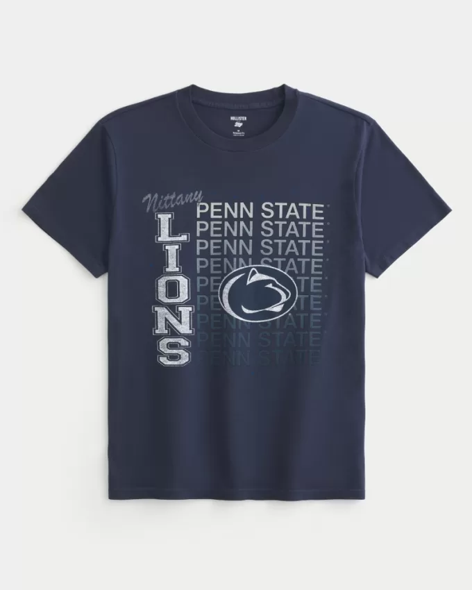 Relaxed Penn State Nittany Lions Graphic Tee,Relaxed Penn State Nittany Lions Graphic Tee