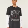 Relaxed Rutgers University Graphic Tee,Relaxed Rutgers University Graphic Tee