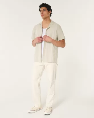 Relaxed Short-Sleeve Embroidered Pattern Shirt,Relaxed Short-Sleeve Embroidered Pattern Shirt Relaxed Short-Sleeve Embroidered Pattern Shirt,Relaxed Short-Sleeve Embroidered Pattern Shirt