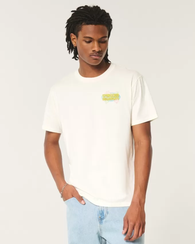 Relaxed SpongeBob SquarePants Graphic Tee,Relaxed SpongeBob SquarePants Graphic Tee