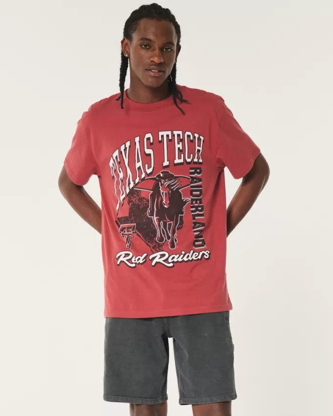 Relaxed Texas Tech Red Raiders Graphic Tee,Relaxed Texas Tech Red Raiders Graphic Tee