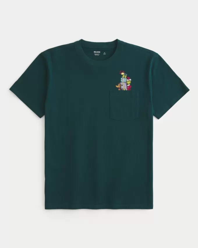 Relaxed The Grinch Graphic Pocket Tee,Relaxed The Grinch Graphic Pocket Tee Relaxed The Grinch Graphic Pocket Tee,Relaxed The Grinch Graphic Pocket Tee