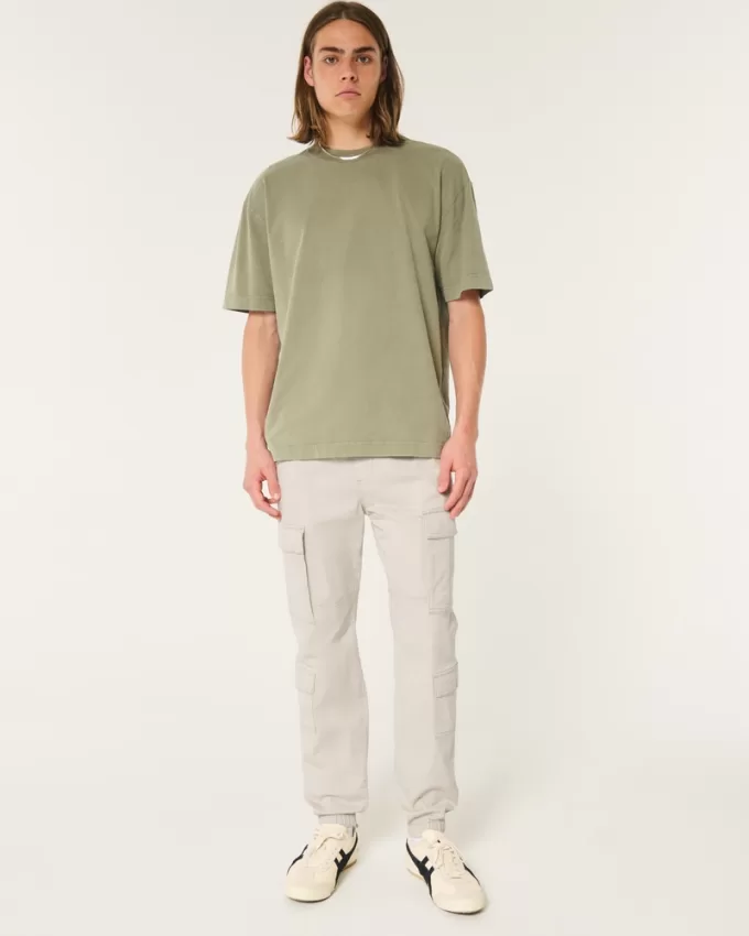 Relaxed Twill Cargo Joggers,Relaxed Twill Cargo Joggers Relaxed Twill Cargo Joggers,Relaxed Twill Cargo Joggers