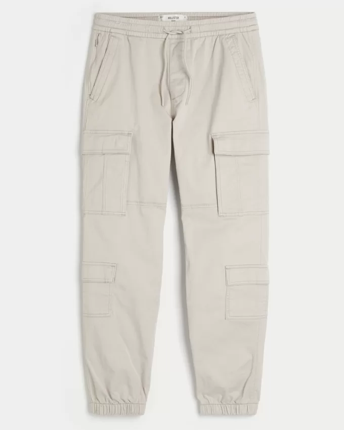 Relaxed Twill Cargo Joggers,Relaxed Twill Cargo Joggers Relaxed Twill Cargo Joggers,Relaxed Twill Cargo Joggers