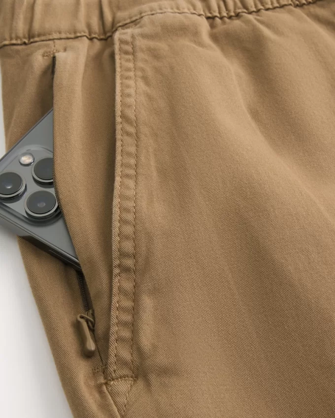 Relaxed Twill Joggers,Relaxed Twill Joggers