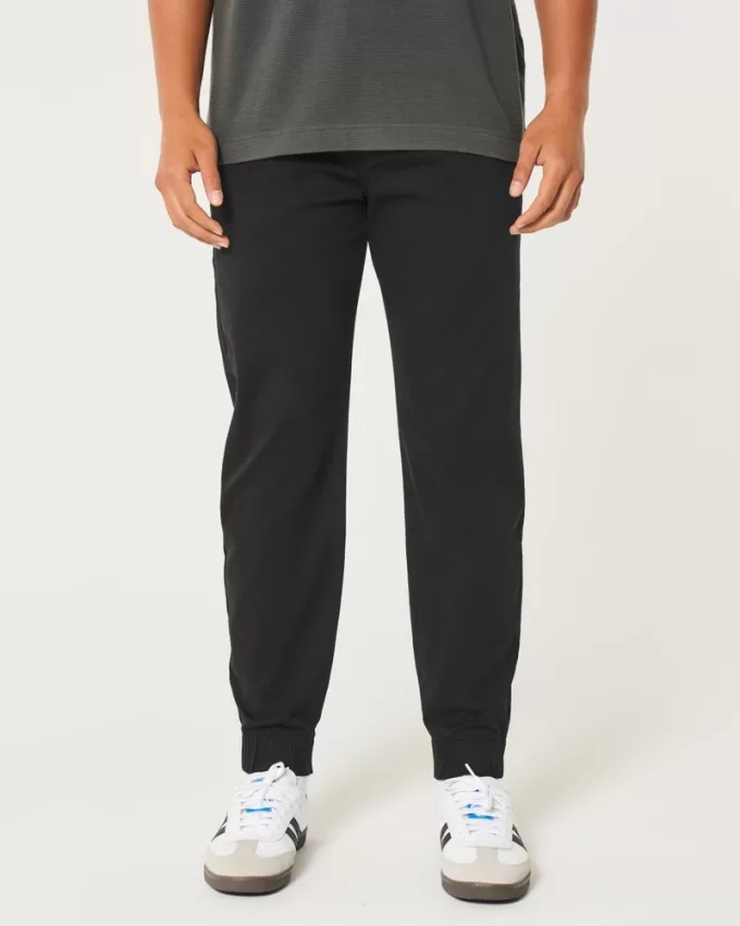 Relaxed Twill Joggers,Relaxed Twill Joggers